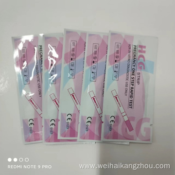 One Step HCG Pregnancy Test Self-Check Strip Kit on sale export